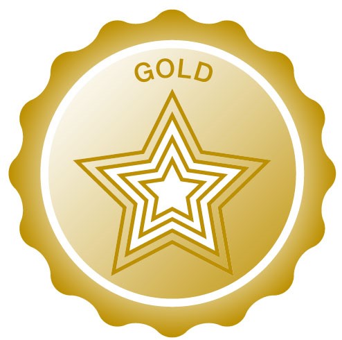 Achievement Badge Gold