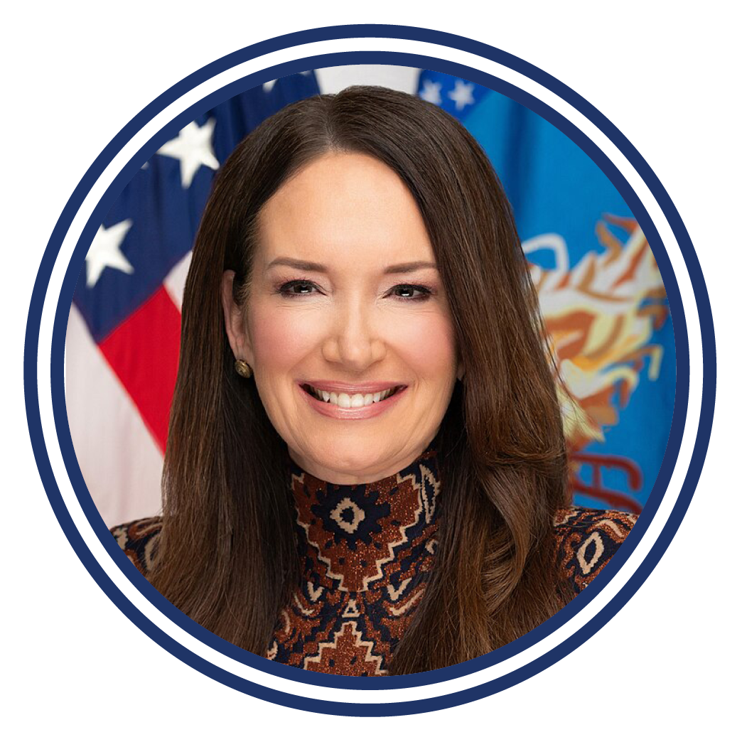 circle with Secretary Brooke L. Rollins Headshot