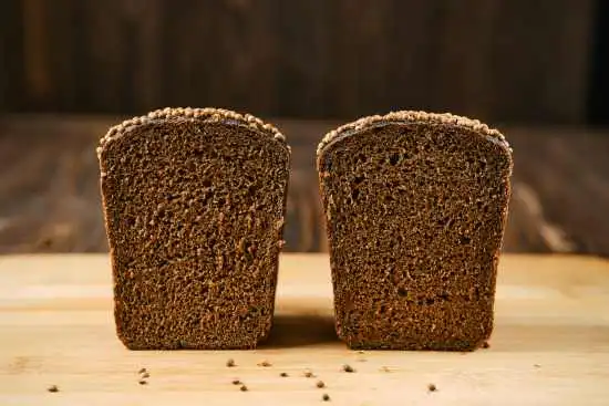 sliced brown bread loaf