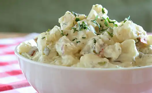 bowl of potato salad