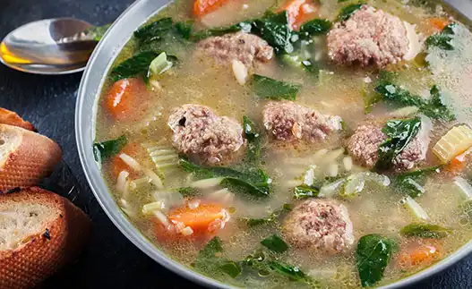 lamb meatball soup