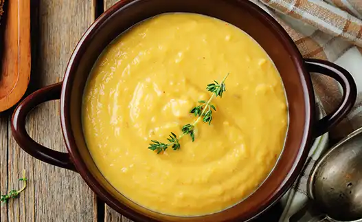 bowl of pumpkin soup
