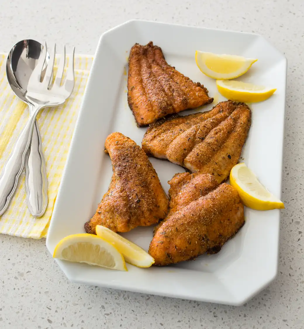 plate of catfish