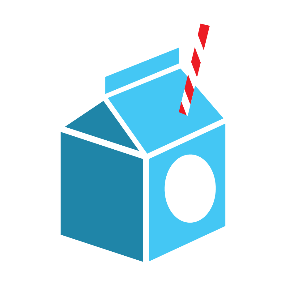 illustrated milk carton icon