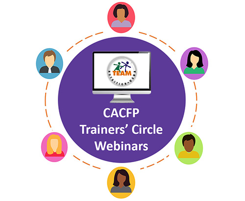 CACFP Trainers' Circle webinar art