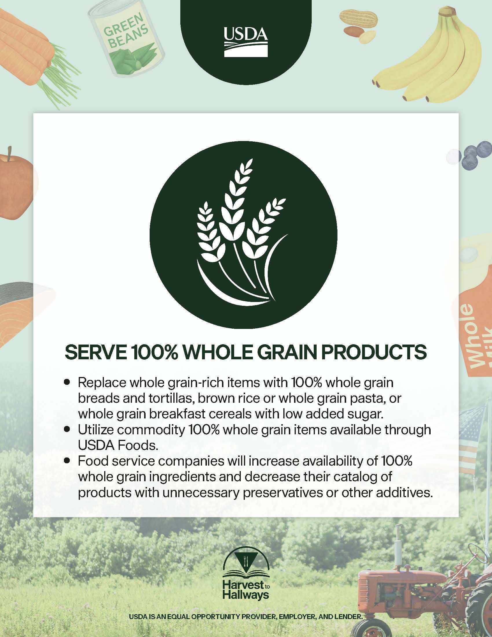 pledge for healthier school meals whole grains 