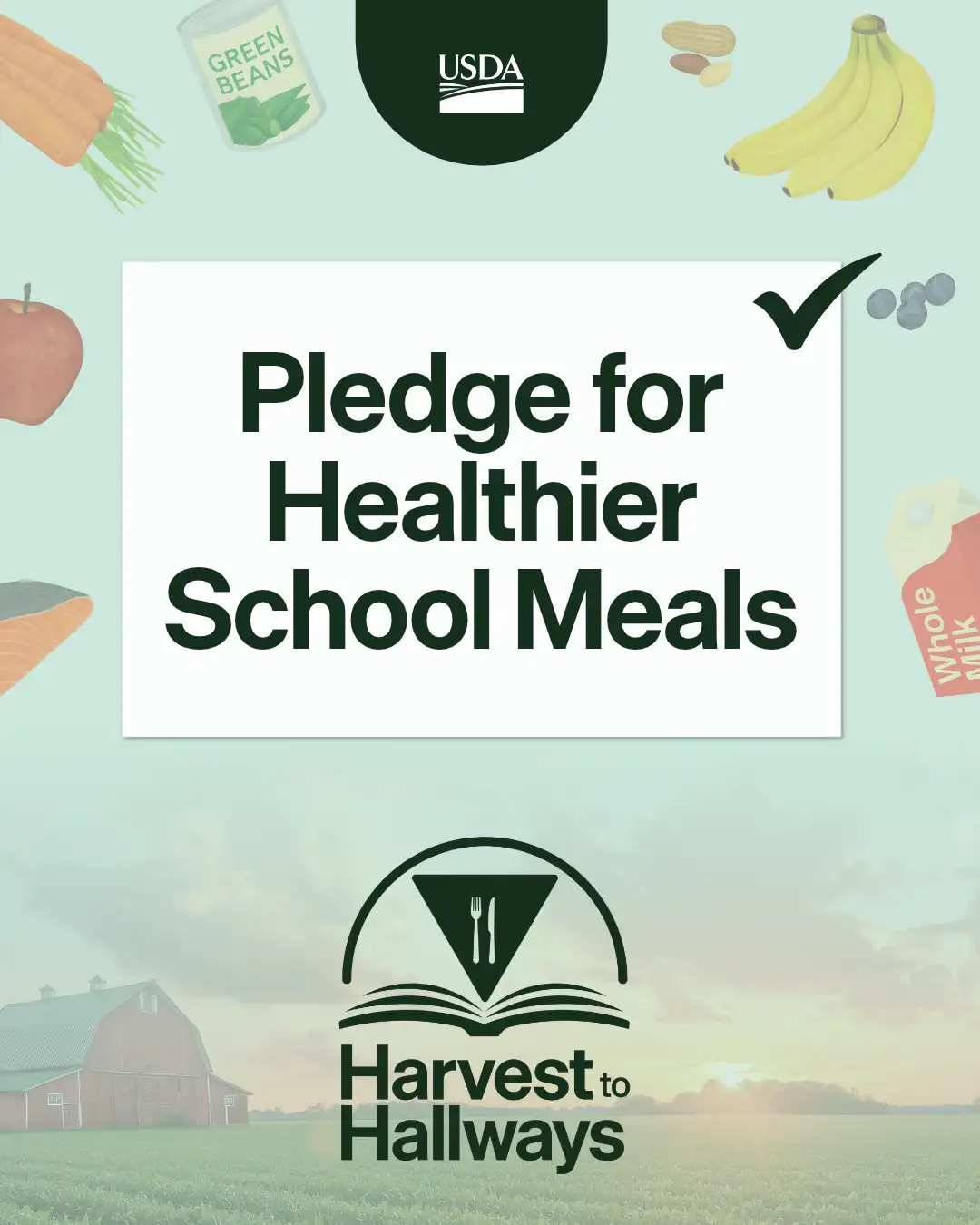 pledge for healthier school meals