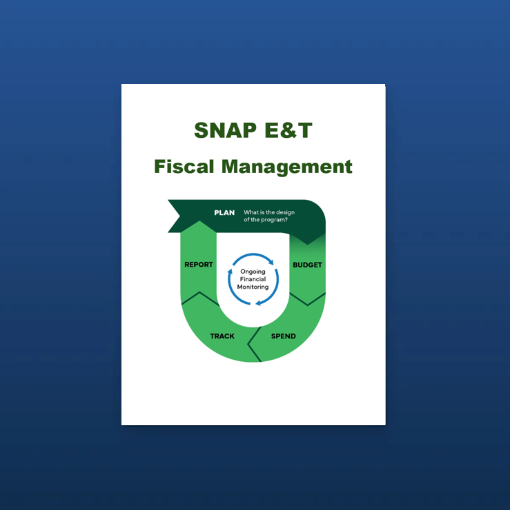 SNAP E&T Fiscal Life Cycle