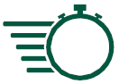 green stopwatch icon