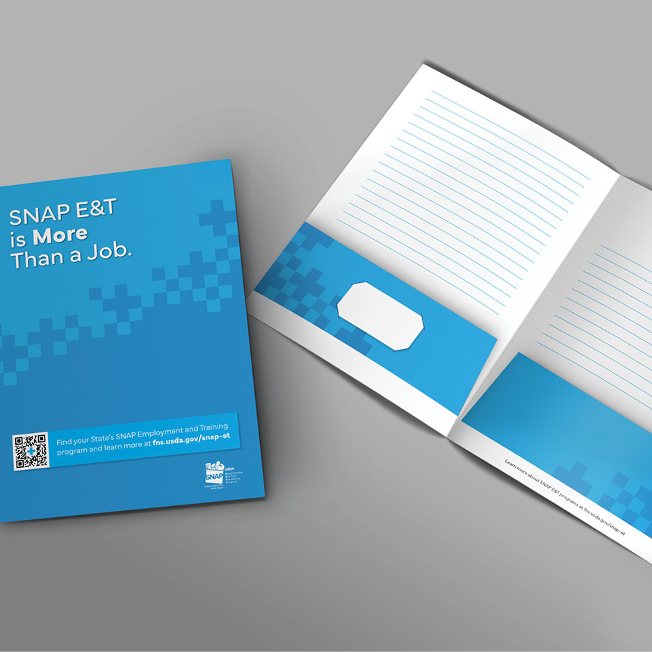 folder cover next to open folder