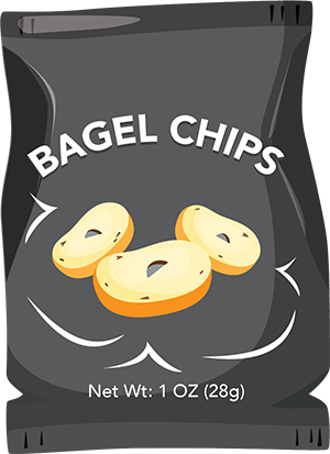 bag of bagel chips