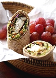 Roasted Fish Crispy Slaw Wrap
