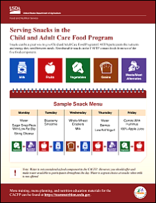 Serving Snacks in the CACFP 