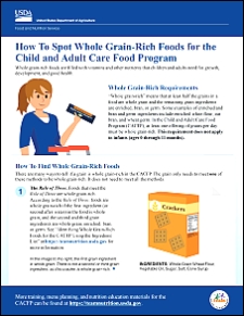 How to Spot Whole Grain-Rich Foods for the CACFP 