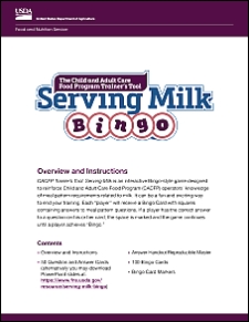 Milk Bingo Instructions