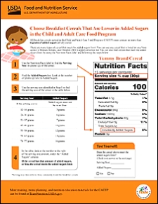 Choose Breakfast Cereals That Are Lower in Sugar