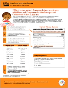 Choose Breakfast Cereals That Are Lower in Sugar - Spanish