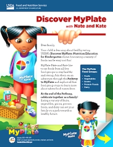Discover MyPlate with Nate and Kate parent handout