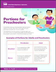 Portions for Preschoolers