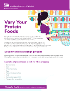 Vary Your Protein Foods