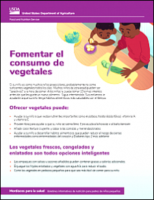 Encouraging Vegetables - Spanish