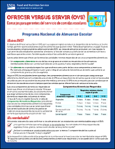 OVS Lunch Tip Sheet Spanish