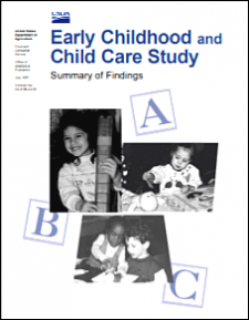 Early Childhood and Child Care Study