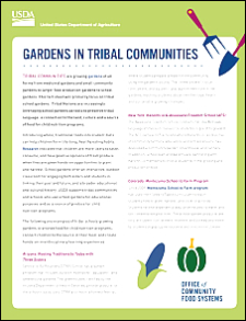 Gardens in Tribal Communities