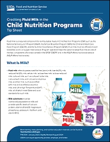 Milk Tip Sheet