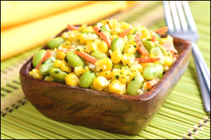 Corn and Edamame