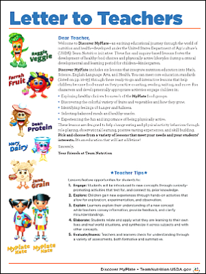 Letter to Teachers