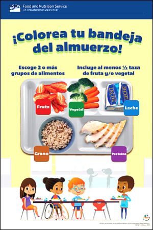 OVS Elementary School Lunch Poster Spanish