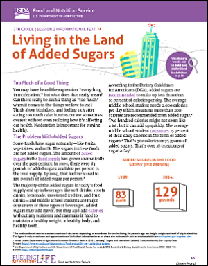 Living in the Land of Added Sugars
