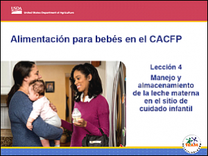 Storing and Handling Breastmilk in a Child Care Site-SP