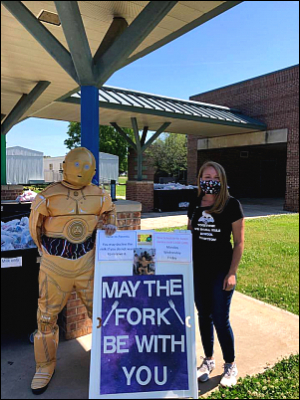 Houston County Schools Creative Meal Distribution