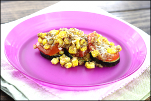 Corn Zucchini Tomato Pie