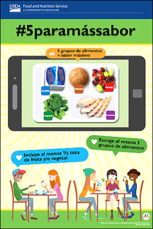 OVS Middle School Lunch Poster Spanish