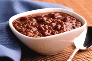 bowl of vegetable chili