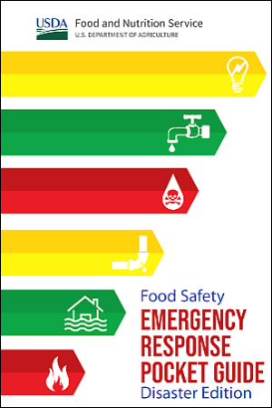 screenshot of the cover of the Food Safety Emergency Response Pocket Guide Disaster Edition