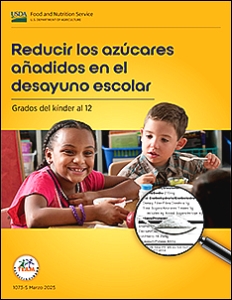 Reducir los azúcares añadidos en el desayuno escolar