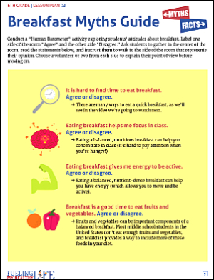 Breakfast Myths Handout  ​