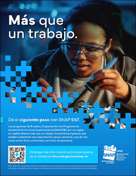 SNAP E&T Más que un folleto de empleo