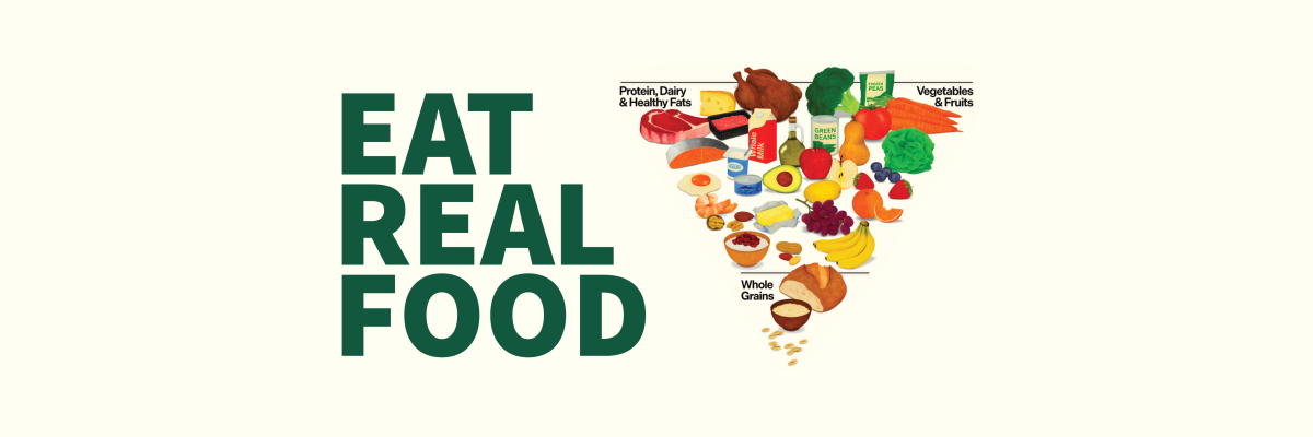 eat real food and the new pyramid