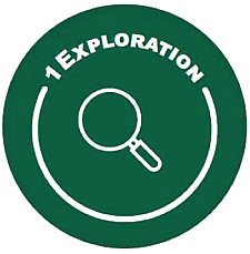 1 exploration green circle