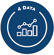 4 data navy circle icon