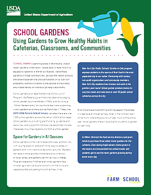 School Gardens Fact Sheet