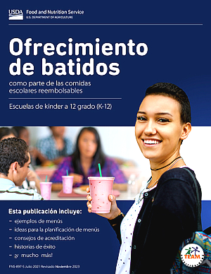Offering Smoothies as Part of Reimbursable School Meals