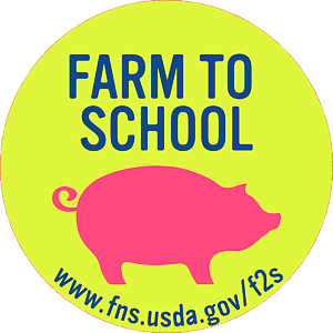 Green sticker Farm to School